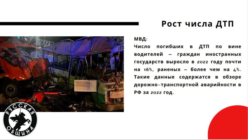 Прирост мигрантов и увеличение случаев проишествий