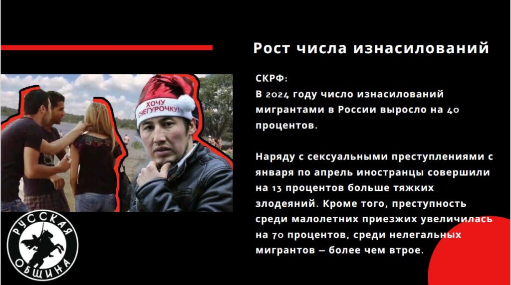 Прирост мигрантов и увеличение случаев проишествий